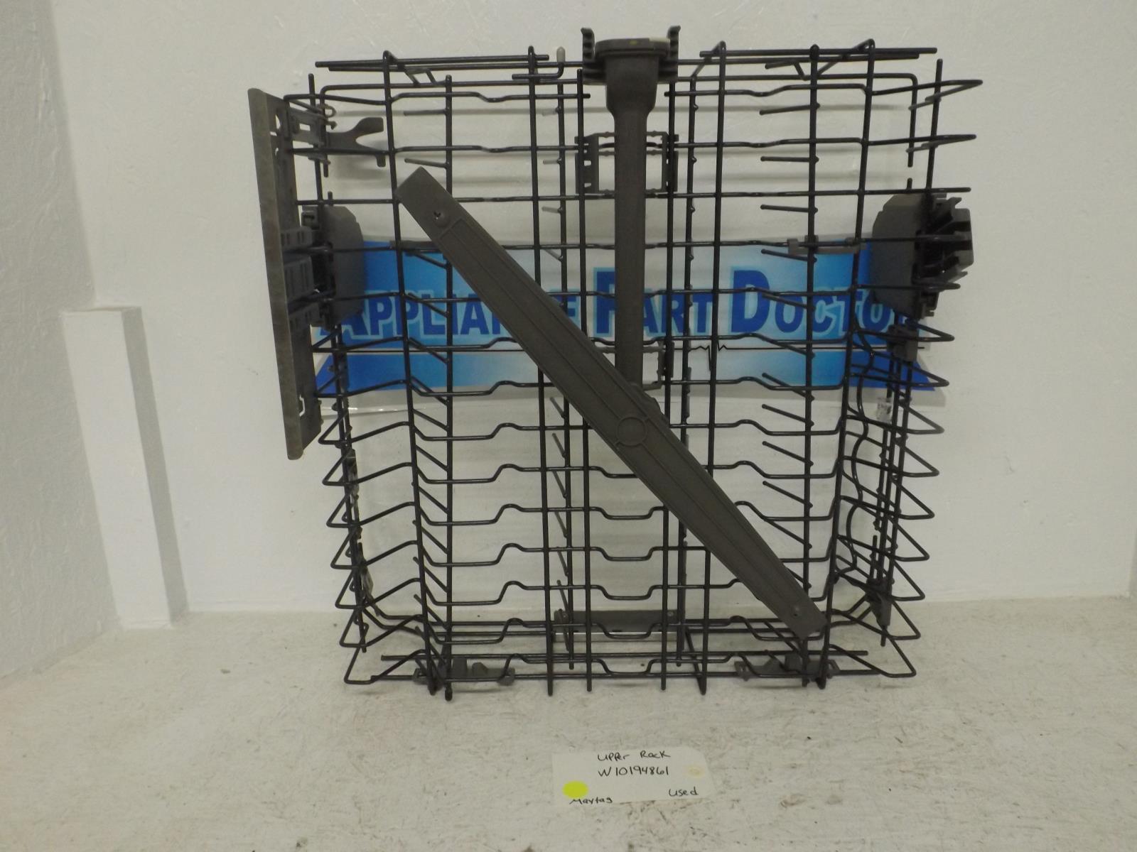Maytag Dishwasher W10194861 Upper Dish Rack Used Maytag Dishwasher W10194861 Upper Dish Rack Used
